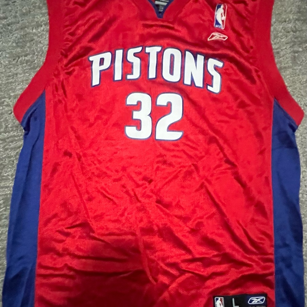 XL Youth Reebok Pistons Hamilton jersey